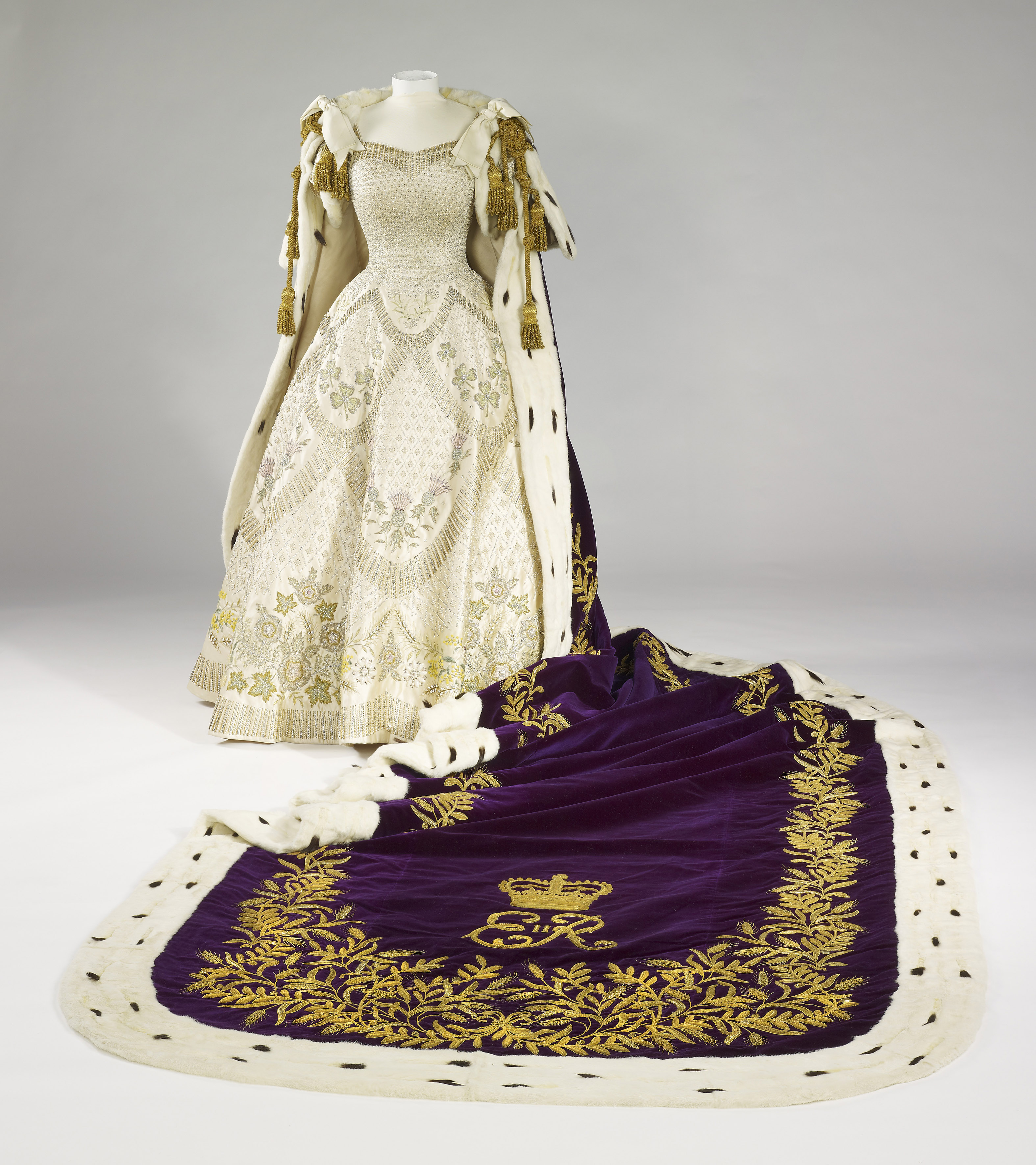 The Coronation Dress Of Her Majesty Queen Elizabeth II Britain