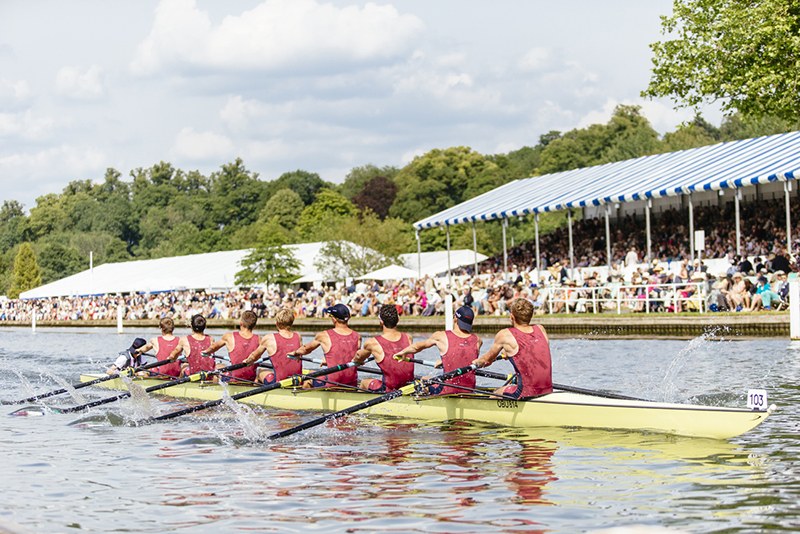 Henley Royal Regatta on the River Thames in Oxfordshire. Credit Visit