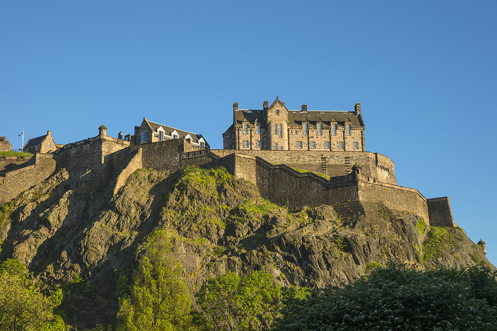 Edinburgh Castle seen from Princes Street - Britain Magazine | The ...